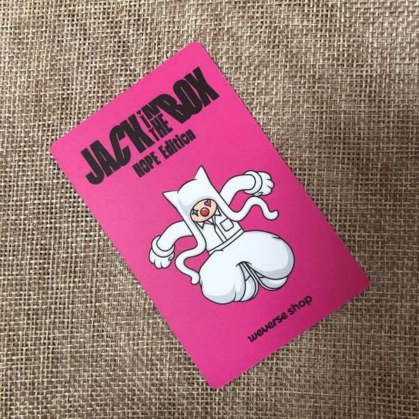 BTS J-HOPE [ JACK IN THE BOX ] Official Photocard, Weverse POB / New,Rare / Gift