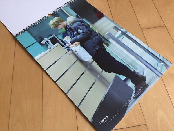 EXO [ LOVESICK 2014 LUHAN ] Official Wall Calendar / New, Rare / Gift