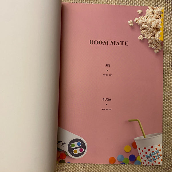 BTS SUGA JIN [ ROOM MATE Photobook DAYOFF x  ] 72 pg, 21x29cm / New / Gift