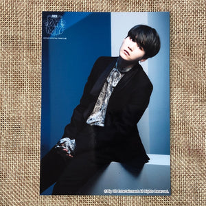 BTS SUGA [JAPAN Official Fanclub Renewal Benefit] Photo Postcard / New, Rare /+G
