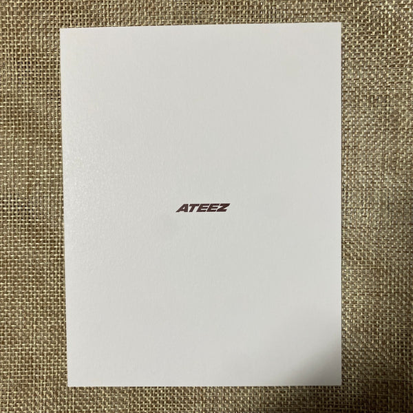 ATEEZ [Golden Hour Part. 2] All Member Signed Promo Album, Message Full Set /+G