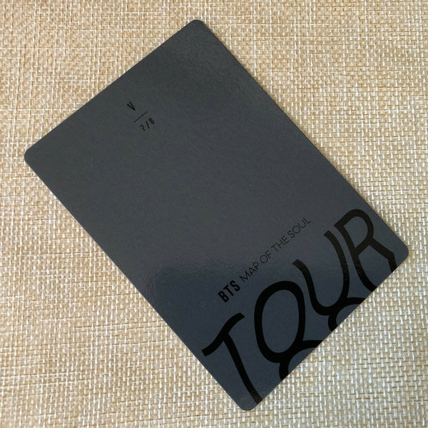 BTS V 7/8 [ Map Of The Soul Tour ] Official Mini Photocard / New, Rare / Gift