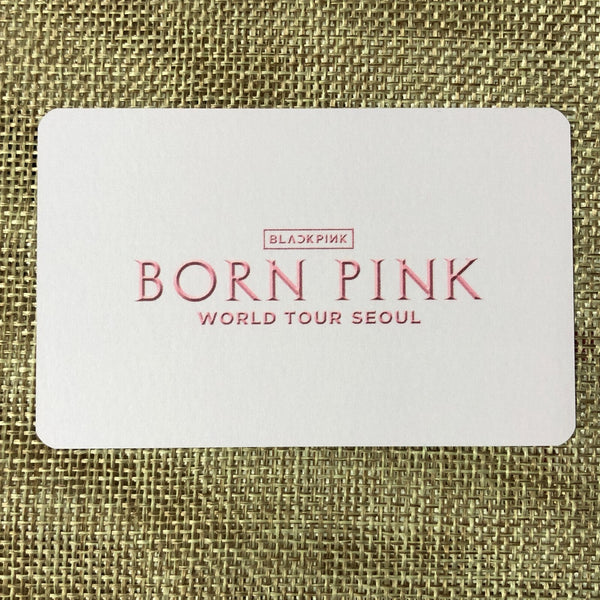 BLACKPINK JENNIE [Born Pink World Tour Seoul Weverse] Official Photocard / Gift