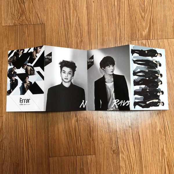 VIXX GROUP [ ERROR ] Official Brochure Poster, 2nd Mini Album / New, Rare / Gift