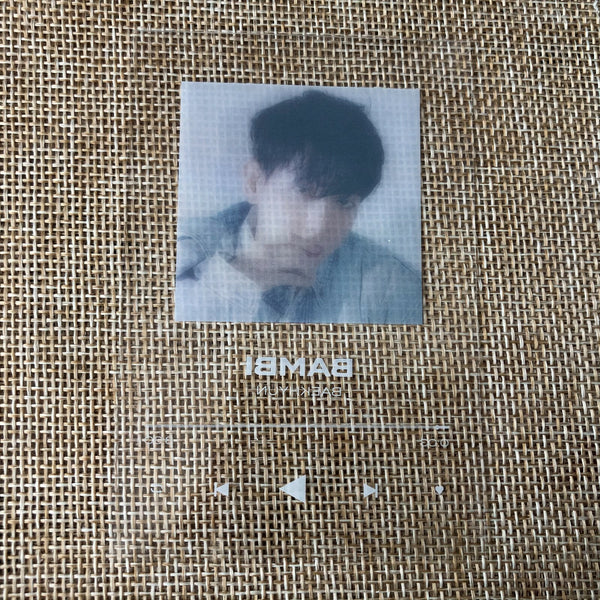 EXO BAEKHYUN #2 [BAMBI] Official Clear Card Photocard, 3rd Mini Album / Gift