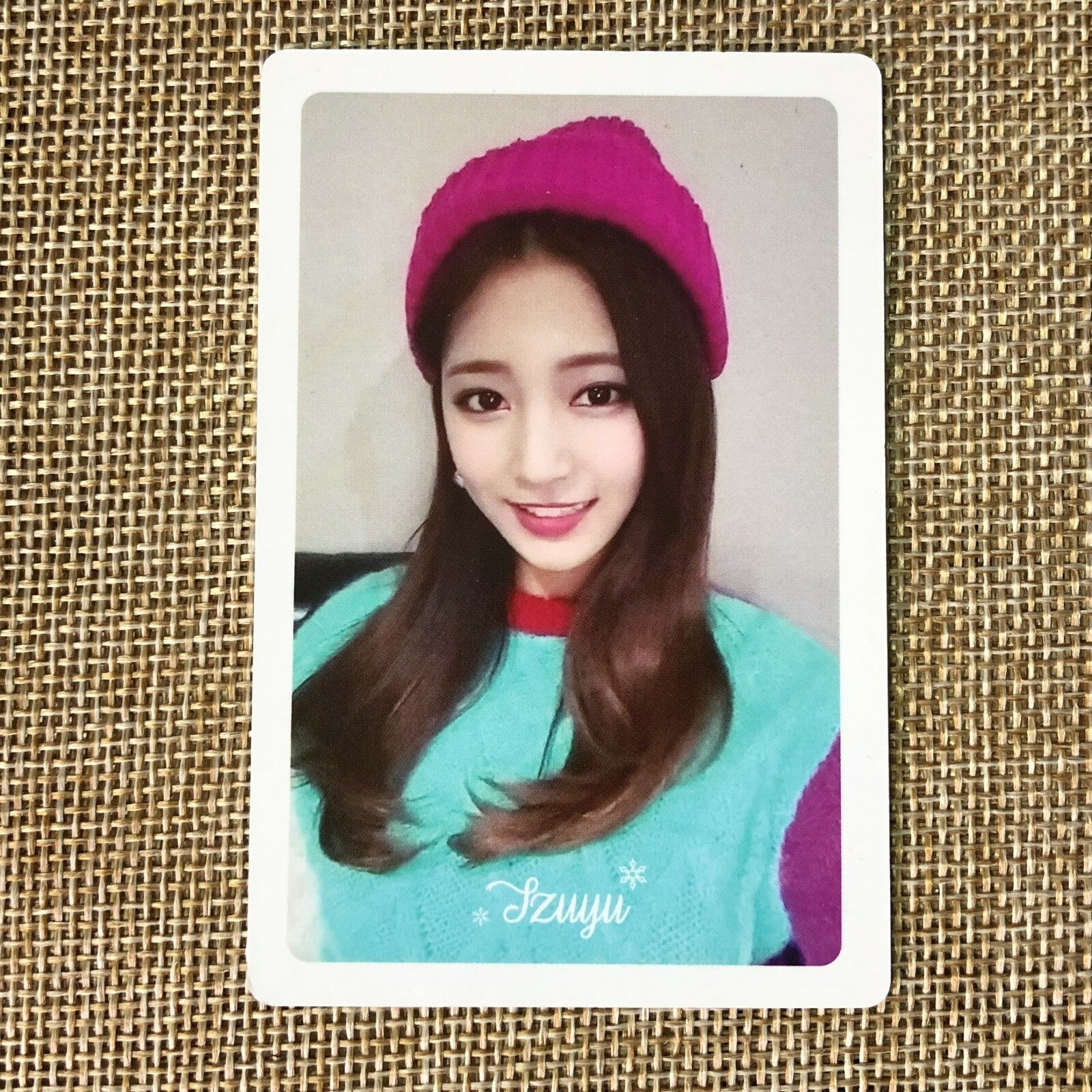 TWICE TZUYU [ Merry & Happy Pre-Order Official Photocard ] 1st Album / New /+GFT
