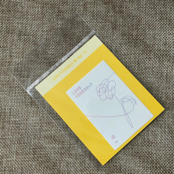 BTS [Oh, always] Official Love Yourself Album Cover Sticker, Her O Ver / Gift