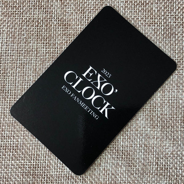 EXO XIUMIN [ 2023 Fan Meeting EXO' Clock ] Official Photocard / New / Gift