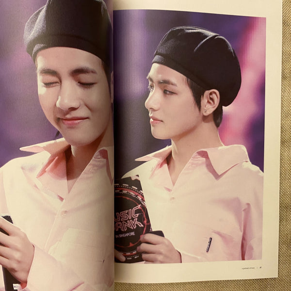 BTS V [Portrait Of The Violet Exhibition] Photobook, 64 pg 21x29 cm / New / Gift