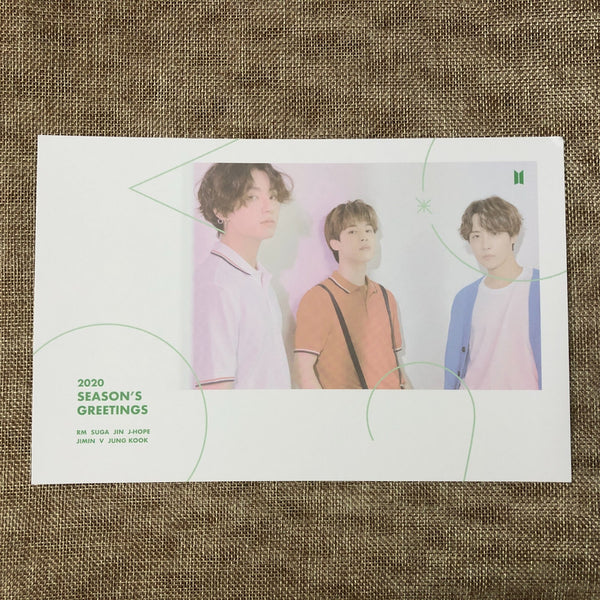 BTS GROUP #2 [2020 Season's Greetings] Official Limited Mini Poster / New / Gift
