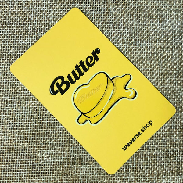 BTS SUGA [ Butter Weverse Pre-Order ] Official Photocard / New / Gift