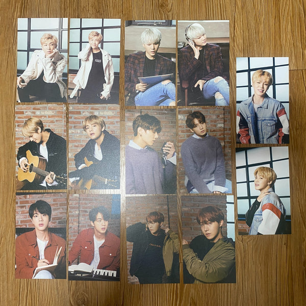 BTS #30 [ BTS X MEDIHEAL ] Official Postcard Full SET (14 ea) / New, Rare / Gift