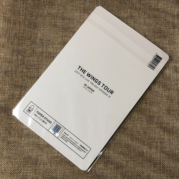 BTS V [ The Wings Tour in Japan Special ] Official MD Paper Stand / New / Gift