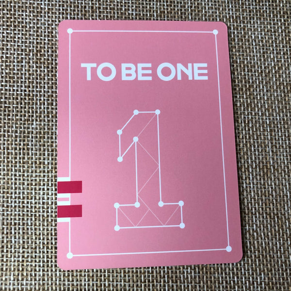 WANNA ONE GROUP [ TO BE ONE ] Official Photocard, Pink ver. / New / Gift