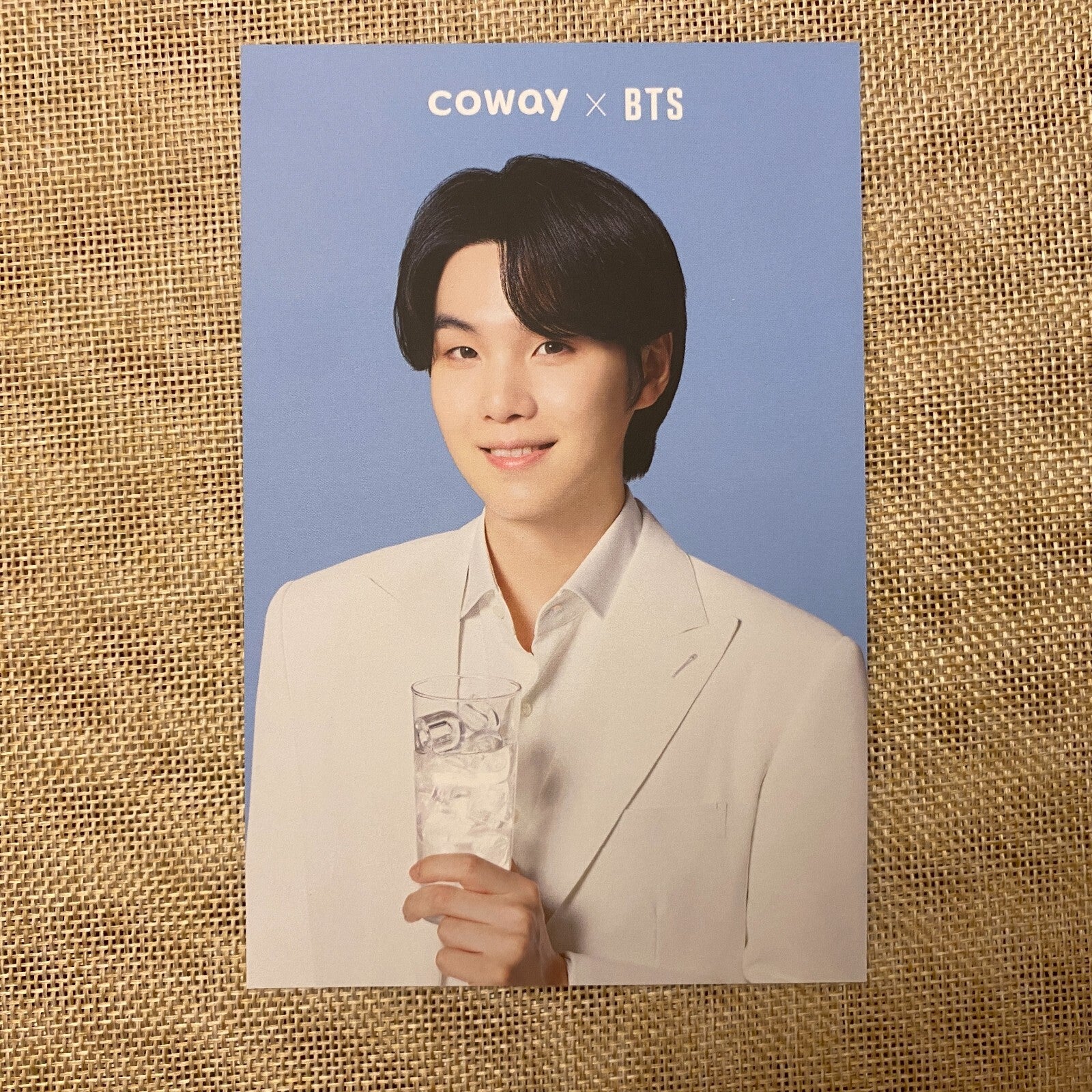BTS SUGA #1 [BTS x COWAY] Official Postcard Photocard Limited / New, Rare / Gift