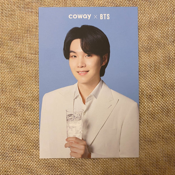 BTS SUGA #1 [BTS x COWAY] Official Postcard Photocard Limited / New, Rare / Gift