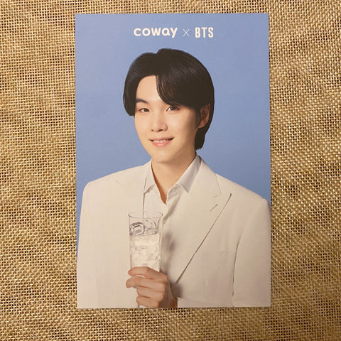 BTS SUGA #1 [BTS x COWAY] Official Postcard Photocard Limited / New, Rare / Gift