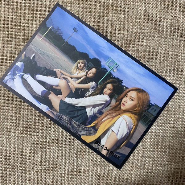BLACKPINK GROUP [ Pre Debut Type 1 ] Official Postcard / New, Rare / Gift