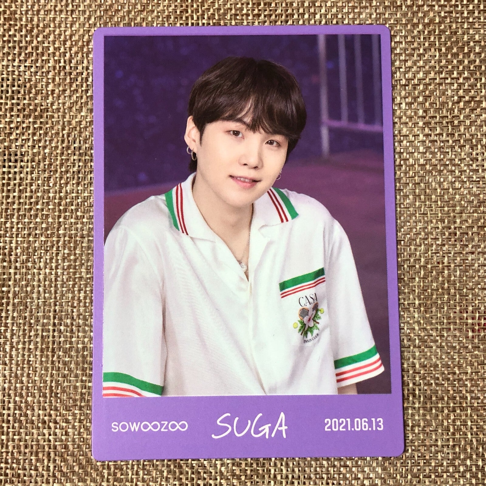 BTS SUGA 1/8 [ 2021 Muster SOWOOZOO ] Official Mini Photocard / New / Gift