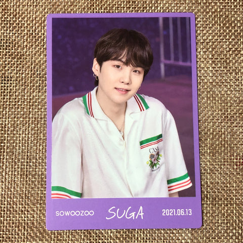 BTS SUGA 1/8 [ 2021 Muster SOWOOZOO ] Official Mini Photocard / New / Gift