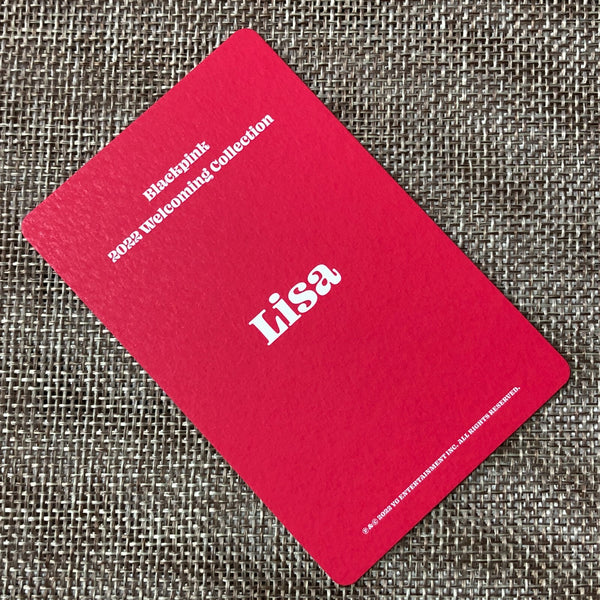 BLACKPINK LISA #2 [ 2022 Welcoming Collection ] Official Photocard / New / Gift