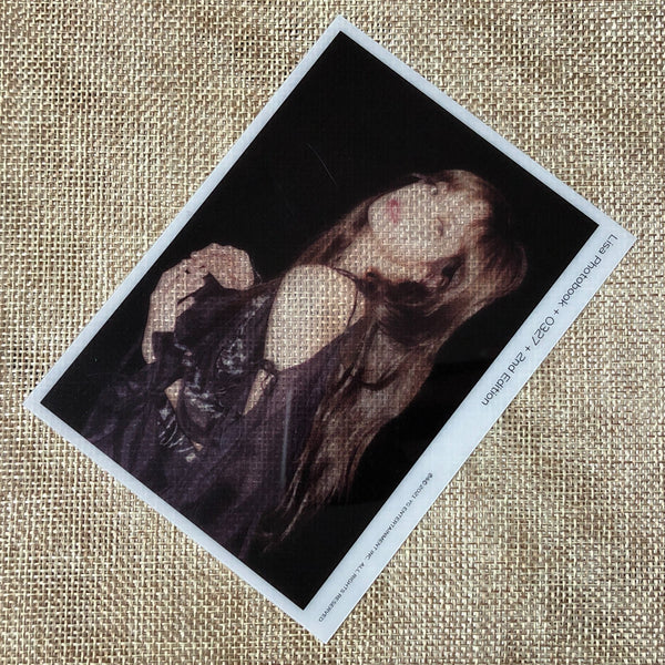 BLACKPINK LISA [0327 Photobook 2nd Limited] Official Clear Photocard / Gift