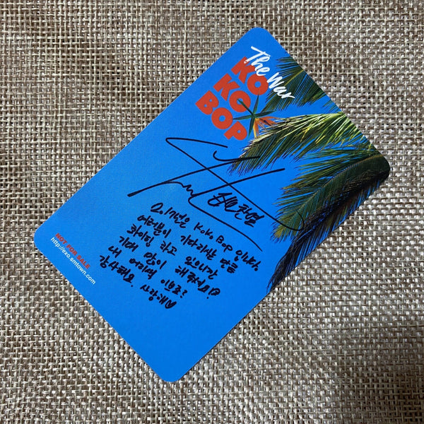EXO CHANYEOL #2 [The War KOKOBOP] Official Photocard, 4th Album / New, Rare /+G