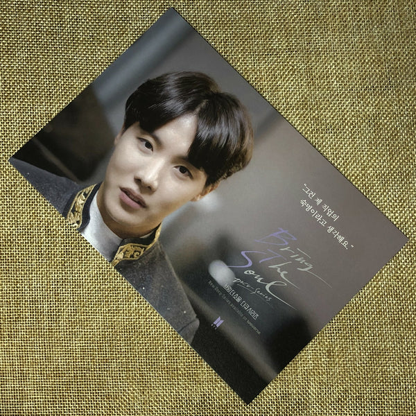 BTS J-HOPE [Bring The Soul Docu Series] Official Postcard Photocard / New / Gift