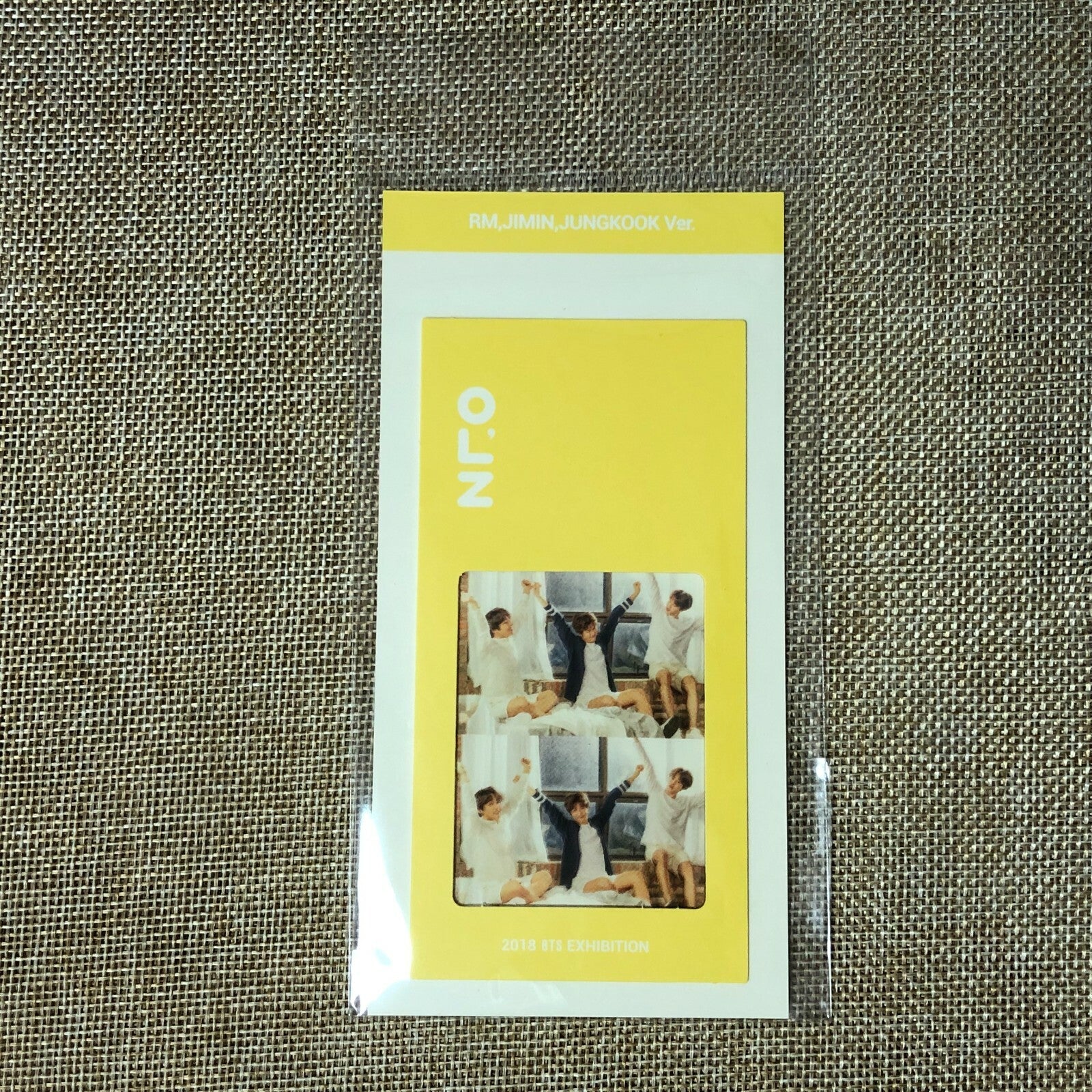 BTS RM JIMIN JUNGKOOK [Oh always] Official Bookmark, 2018 Exhibition / Gift