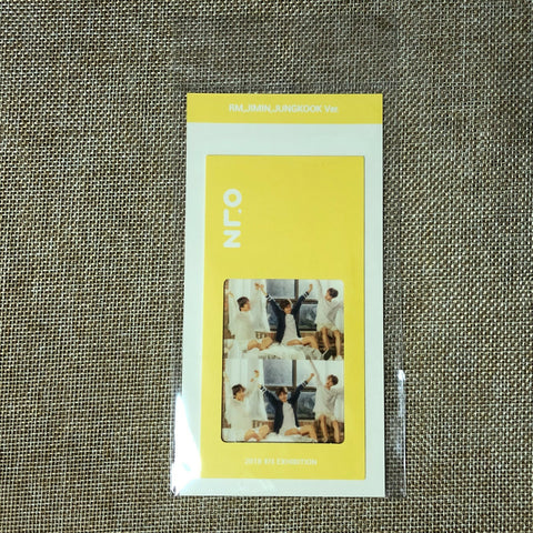 BTS RM JIMIN JUNGKOOK [Oh always] Official Bookmark, 2018 Exhibition / Gift