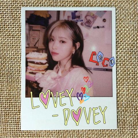 ITZY RYUJIN #2 [CRAZY IN LOVE] Official Polaroid Photocard, 1st Album / Gift