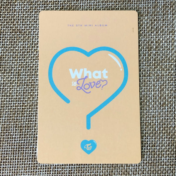 TWICE JEONGYEON [What is Love Pre-Order] Official Photocard, 5th Mini / Gift