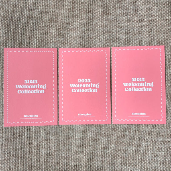 BLACKPINK JISOO [ 2022 Welcoming Collection ] Official Postcard Set / New / Gift