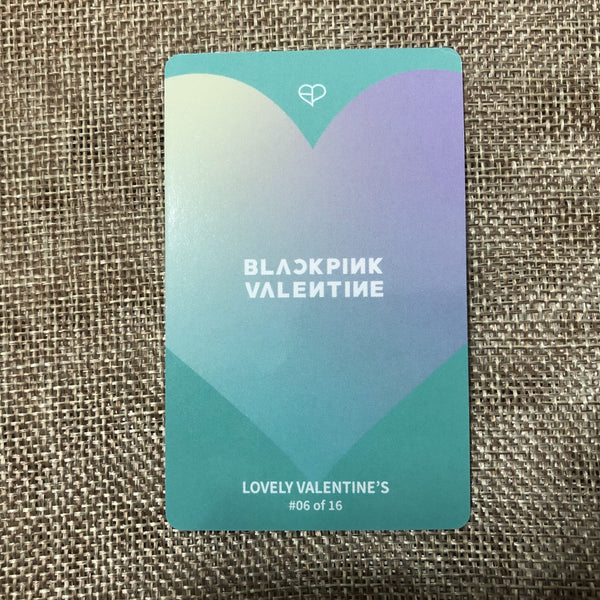 BLACKPINK JENNIE #1 [ THE GAME Photocard Collection ] Valentine's Ed / New/GFT