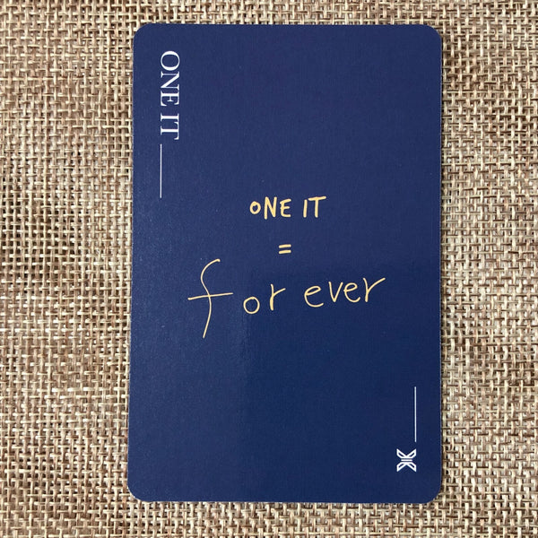X1 MINHEE #1 [ ONE IT Fanclub Membership Kit ] Official Photocard / New / Gift