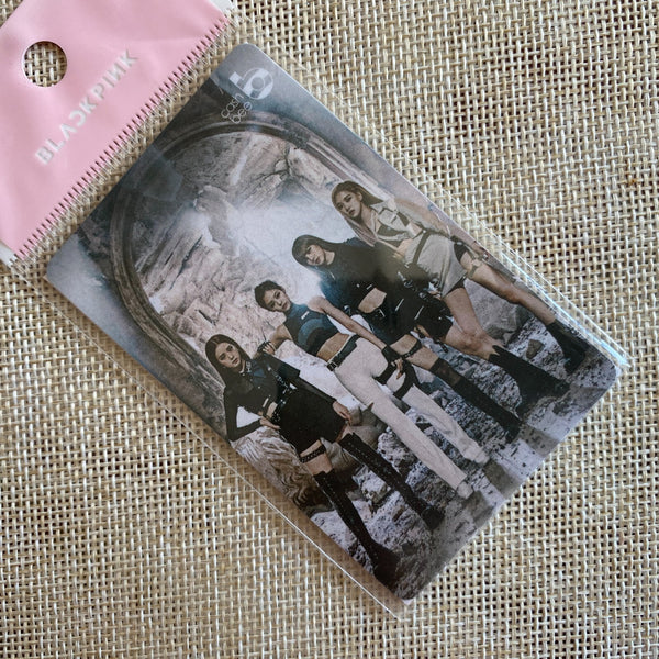 BLACKPINK GROUP [Transportation Cashbee] Official Limited Photocard / Rare /+G