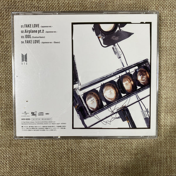 BTS [ Fake Love Airplane pt.2 ] Official CD, Japan / New, Rare / Gift