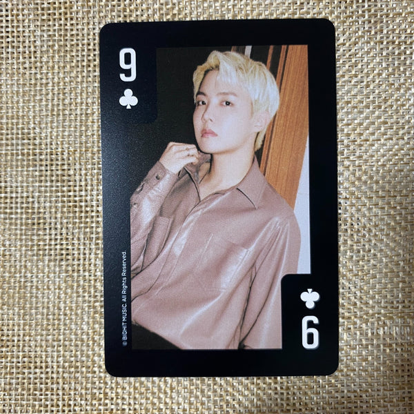 BTS J-HOPE [Global FC ARMY Membership Kit 9th] Trump Photocard Set / New, Rare