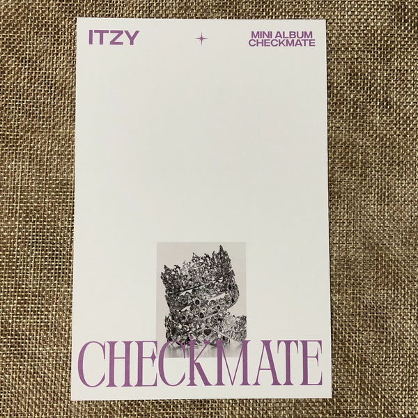 ITZY YEJI #1 [ CHECKMATE ] Official Postcard Photocard / New / Gift