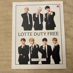 BTS GROUP [ LOTTE DUTY FREE Magazine ] Photobook Catalog / New, Rare / Gift