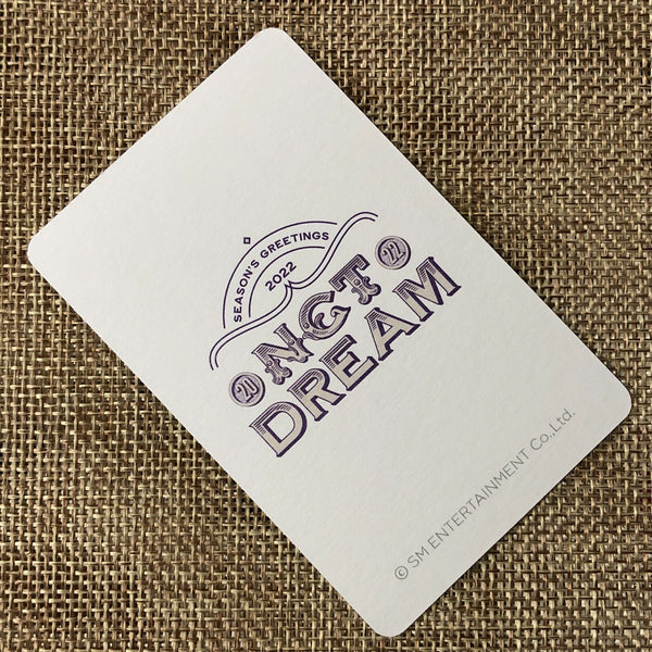 NCT DREAM CHENLE [2022 Season's Greetings Aladin] Official Photocard / Gift