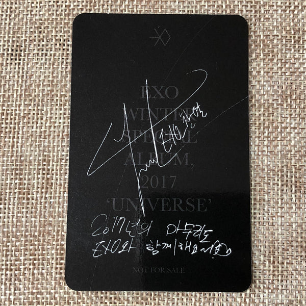 EXO CHANYEOL [2017 Winter Special Universe] Official Photocard / New, Rare /+G