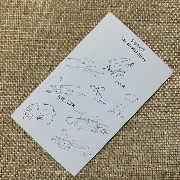 BTS GROUP [HYYH pt.2] Official Photocard, In the Mood 4th Mini Album / Gift