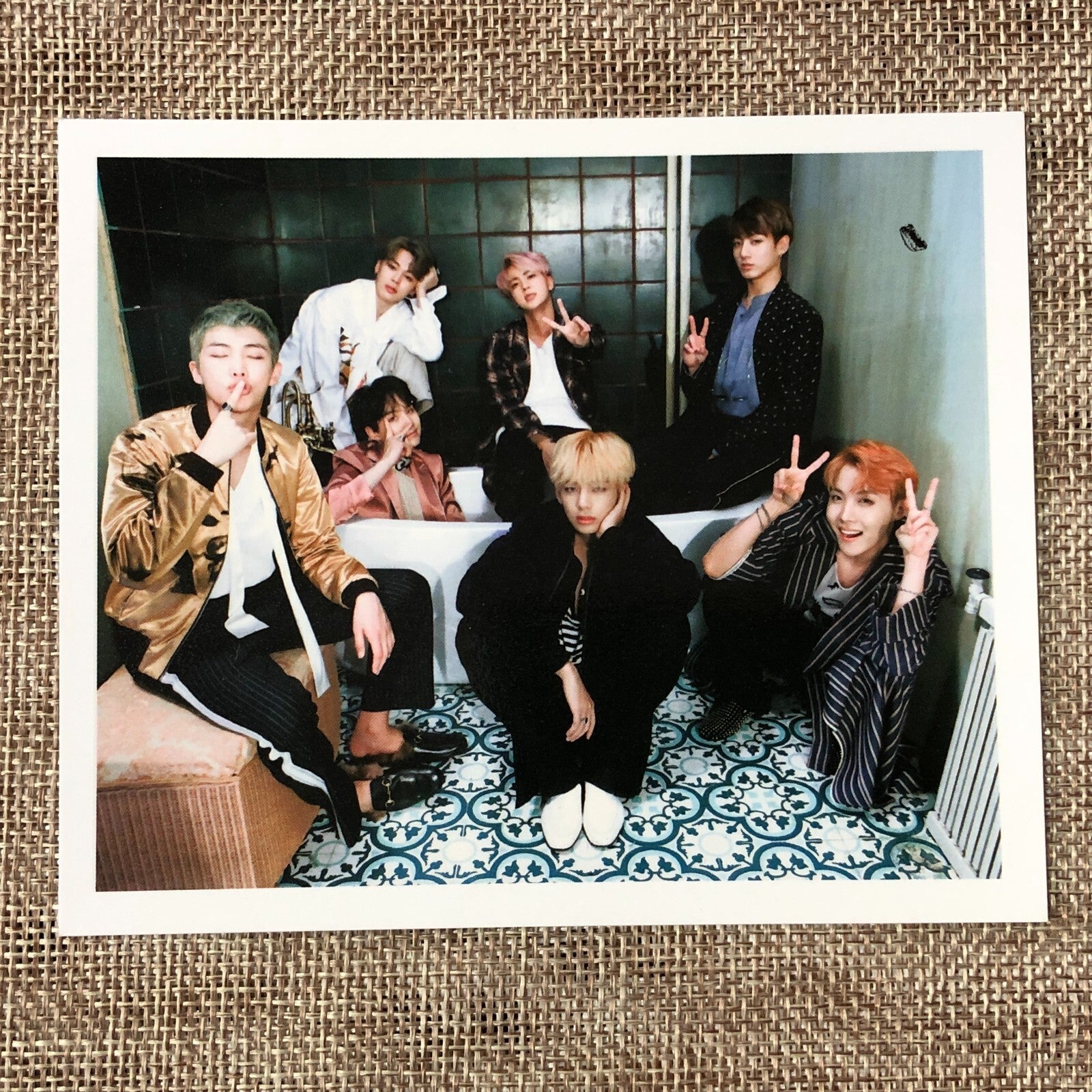 BTS GROUP [ WINGS ] Official Polaroid Photocard, 2nd Album / New / Gift