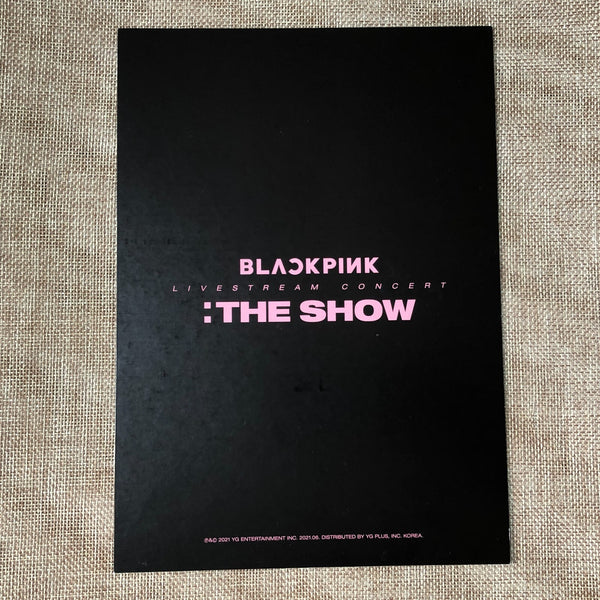 BLACKPINK LISA #2 [ THE SHOW DVD ] Official Postcard Poster / New / Gift