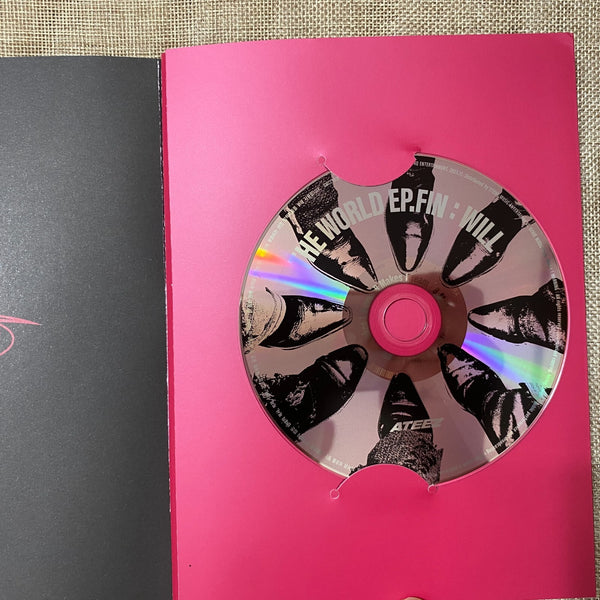 ATEEZ [The World EP.FIN: WILL] Signed Promo Album / Autographed Message Full Set