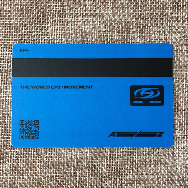 ATEEZ MINGI [THE WORLD EP.1 : MOVEMENT] Official ID Card Photocard, A Ver. /+G