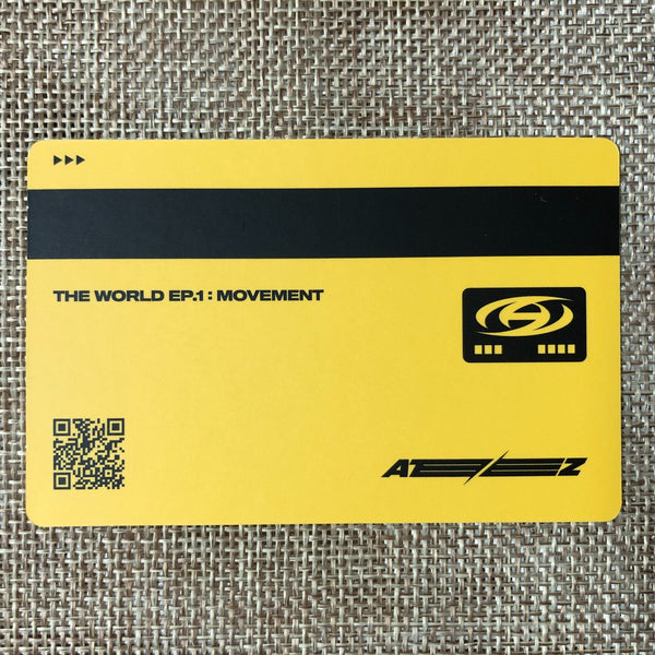 ATEEZ SEONGHWA [THE WORLD EP.1 : MOVEMENT] Official ID Photocard, Diary / Gift