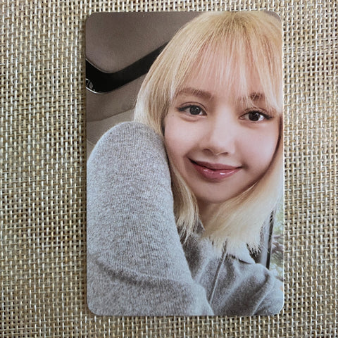 BLACKPINK LISA [ Born Pink ] Official Photocard, Gray Ver / New, Rare / Gift