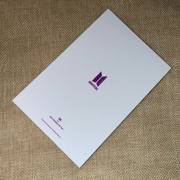 BTS RM [ Armypedia Love Yourself Tear ] Official Postcard Photocard / New / Gift